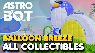 Astro Bot  Balloon Breeze 100 Walkthrough All Bots Puzzle Pieces amp Lost Galaxies [upl. by Wenn446]