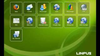 Linpus Linux Lite 94 Interface [upl. by Maiocco]