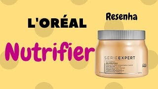 Máscara LOréal NUTRIFIER  NOVA FÓRMULA  resenha [upl. by Irep290]