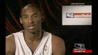 Intervista Kobe Bryant in italiano su Sportitalia 2PARTE [upl. by Plume916]