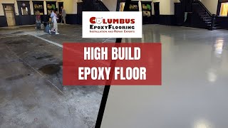 High Build Epoxy Floor Coating TIMELAPSE [upl. by Derrej]