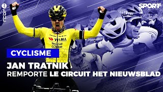 Jan Tratnik remporte le Circuit Het Nieuwsblad Wout van Aert prend la 3ème place  Résumé [upl. by Aroel]