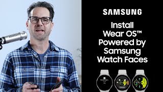 Install Wear OS™ Powered by Samsung Watch Faces [upl. by Lihas772]