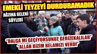 EMEKLİ TEYZEYİ DURDURAMADIK AĞZINA GELENİ SÖYLEDİ [upl. by Abbottson]