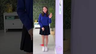 Viral girl wall magic try  challenge 😇😇 trendingshorts magic shorts song [upl. by Yevol]