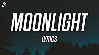 Ali Gatie  Moonlight Lyrics  Lyric Video [upl. by Rehtul]