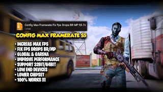 CONFIG MAX FRAME RATE FIX FPS DROPS BR amp MP  COD MOBILE CONFIG SEASON 5 [upl. by Eyoj]