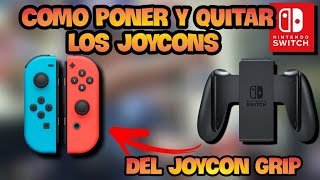 Como Poner y Quitar tus joycons Del Joycon Grip [upl. by Ativak]