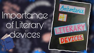 Importance of Literary devices  English Project For Class 12 CBSE [upl. by Willdon]