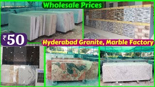 Hyderabad Granite Marbles from Factory  Wholesale Prices  Seven Star Graniters amp Tiles Kompally [upl. by Ruffi]