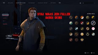 Star Wars Jedi Fallen Order All Appearance Poncho and Outfit Skins [upl. by Shue605]