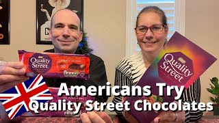 Americans Try Quality Street Chocolates [upl. by Dazhahs]