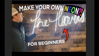 How to Make an LED Neon Sign In Personalized Handwriting [upl. by Nerw]