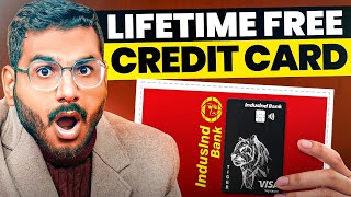 IndusInd Bank Credit Card  LifeTime Free [upl. by Noryv]