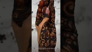 dark stion 😍😍mehandi designs shortsvideo [upl. by Nerita224]