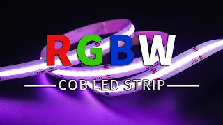 RGBW LED Strip Lights2022 newest COB Light Strips [upl. by Atsillac]