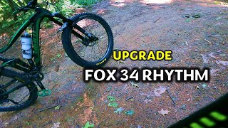 Upgrade from RockShox 30 to Fox 34 Rhythm Fork [upl. by Lilahk]