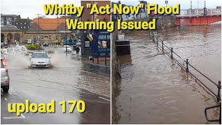 Whitby ACT NOW Flood Warning Issued [upl. by Salem]