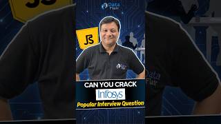 Infosys JavaScript Interview CRACKED 🤖  I got placed by solving this [upl. by Atteve580]