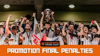 In Full Vanarama National League Promotion Final Penalty Shootout [upl. by Eanert]