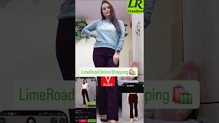 LimeRoad Online Shopping🛍 LimeRoadOfficial VMartRetail review shorts fashion youtubeshorts [upl. by Annam]