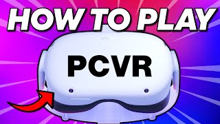 How to play PCVR on Quest 2 with Airlink Virtual Desktop and Oculus Link [upl. by Auqinahs457]