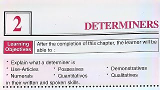 Determiners  All exercises 1 to 35 Solved  Class 11 and 12  English Grammar  PSEB English [upl. by Suoirtemed527]