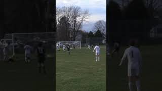 Gendreau sends it to the back of the net  highschoolsoccer goalsoccer nhiaa [upl. by Avlis315]