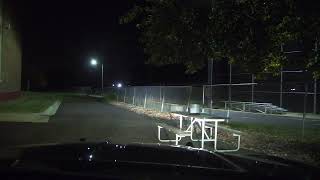 dashcam video from Rochelle PD chasing Deputy Evan White as he flees on foot [upl. by Afatsum]