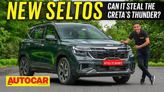 2023 Kia Seltos Facelift review  Small changes add up  First Drive  Autocar India [upl. by Paley]