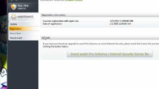 How to get avast 5  where to insert the key [upl. by Venetis]