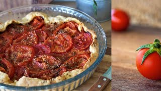 TARTE A LA TOMATE MOUTARDE et SA PÂTE MAISON [upl. by Ahsal]