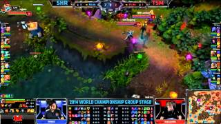 GER SHR vs TSM 2014 World Championship Gruppe A und B W1D6 [upl. by Nerrawed73]