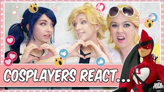 Cosplayers React to Miraculous Ladybug  Dark Cupid 💘 [upl. by Ennazus]