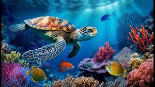 Deep Healing Music Underwater Relaxation Music Instant Relief from Stress and Anxiety Calm Nature [upl. by Hamnet491]