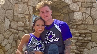 Weber State University 2022 College Nationals Partner Stunt Gauge and Kat  3rd in the Nation [upl. by Yrag579]