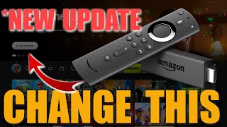 BRAND NEW FIRESTICK UPDATE  ADDS MORE ADS  CHANGE THIS SETTING NOW [upl. by Arleyne]