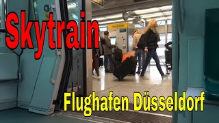 Der Skytrain Düsseldorf fährt zum Düsseldorf Flughafen [upl. by Ennelram979]