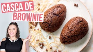 OVO COM CASCA DE BROWNIE  Especial Páscoa  Tábata Romero [upl. by Jesse]