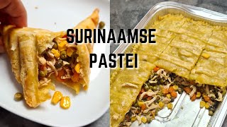 Recept Lekkere Surinaamse Pastei  Chicken Pie  CWF [upl. by Neras]