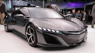 Acura NSX Concept  2013 Detroit Auto Show [upl. by Aneeles]