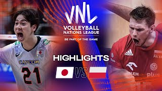 🇯🇵 JPN vs 🇵🇱 POL  Highlights Week 3  Mens VNL 2023 [upl. by Wagshul51]