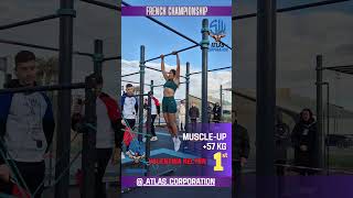 Championnat de France de calisthénie max rep muscleup Valentina KELTON qui deviens championne 🇨🇵 [upl. by Ackley386]