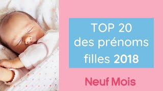 Le top 20 des Prénoms fille 2018 [upl. by Ingrim825]