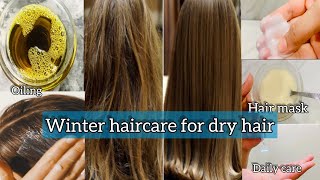 Winter haircare for dry damage hair [upl. by Rodina]