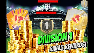 FC25 DIVISION 1 RIVALS REWARDS  fc fc25 fifa rivals [upl. by Lashondra]