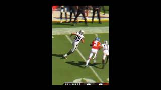 Brock Bowers Head Top Catch Shorts Goviral NFL edit [upl. by Esinrahs188]