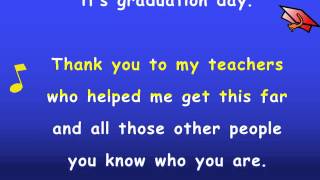 Kindergarten Graduation Song with Lyrics  Karaoke Sing Along [upl. by Nayve]