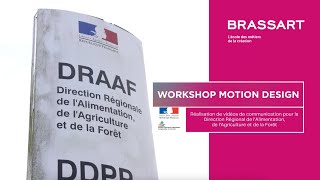 WORKSHOP Motion Design à la DRAAF  Caen [upl. by Euqinomad]