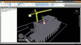 Make Revit Tower Crane move in Navisworks TimeLiner 1 [upl. by Analed]